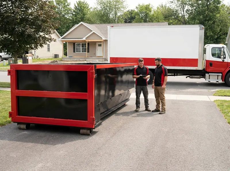 Commercial Contractor Account Dumpster in Vernon, NY